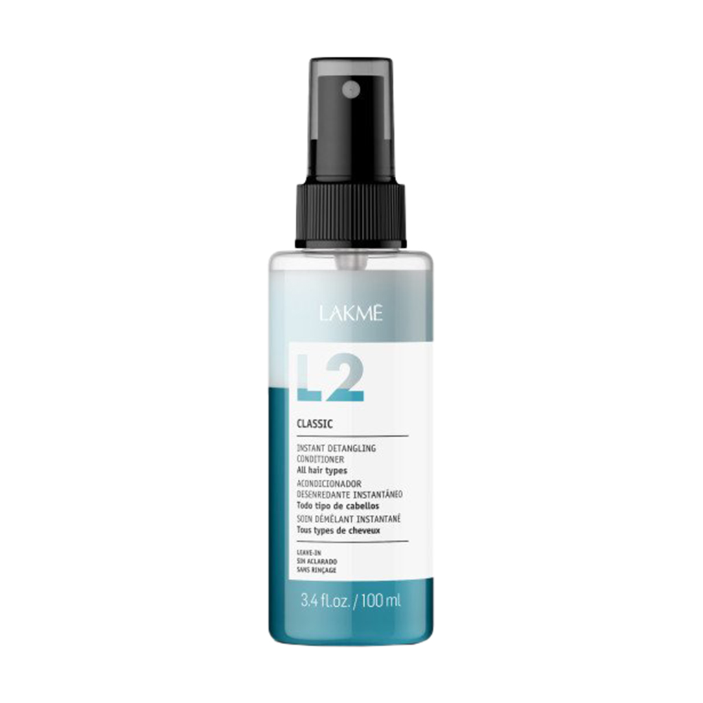 Двофазний незмивний спрей-кондиціонер Lakme L2 Classic Instant Detangling Conditioner для розплутування волосся, 100 мл