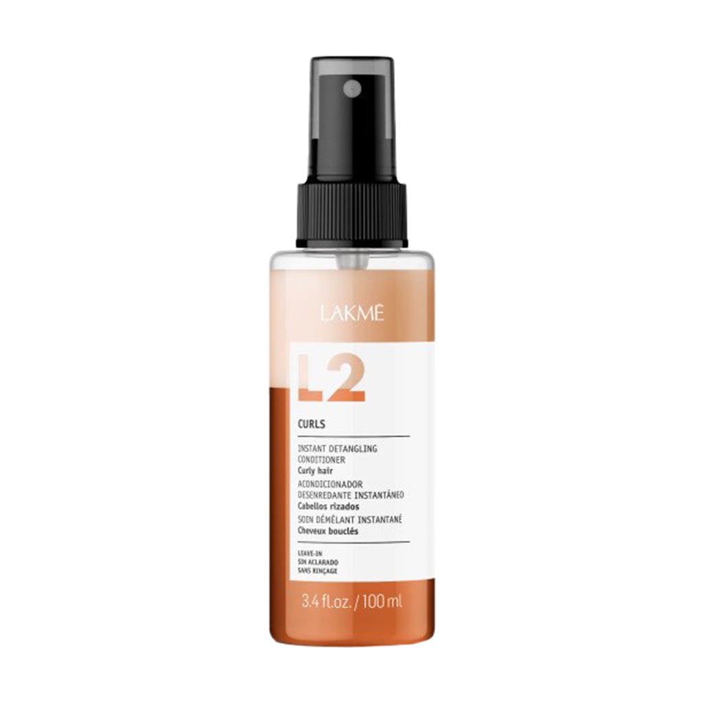 Двофазний незмивний спрей-кондиціонер Lakme L2 Curls Instant Detangling Conditioner для кучерявого волосся, 100 мл