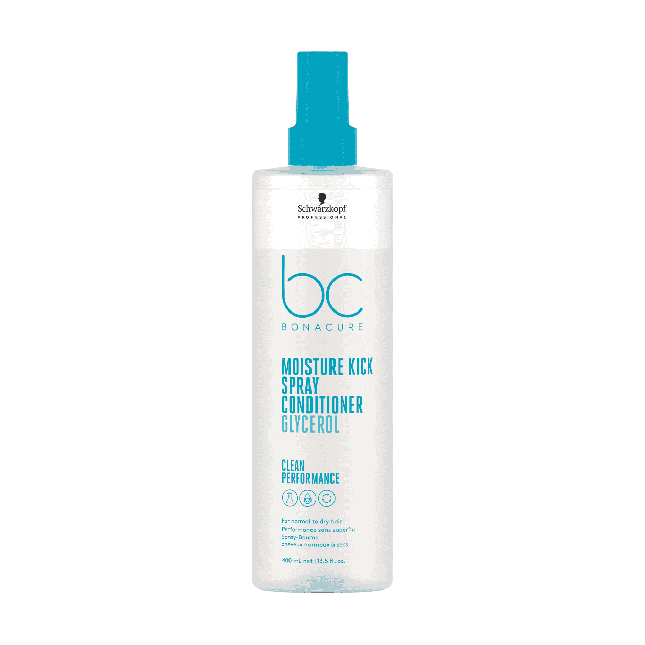 Спрей-кондиціонер Schwarzkopf Professional BC Bonacure Moisture Kick для нормального та сухого волосся, 400 мл